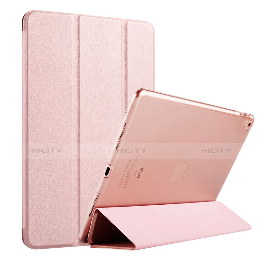 Coque Portefeuille Cuir Stand pour Apple iPad Pro 9.7 Or Rose Plus
