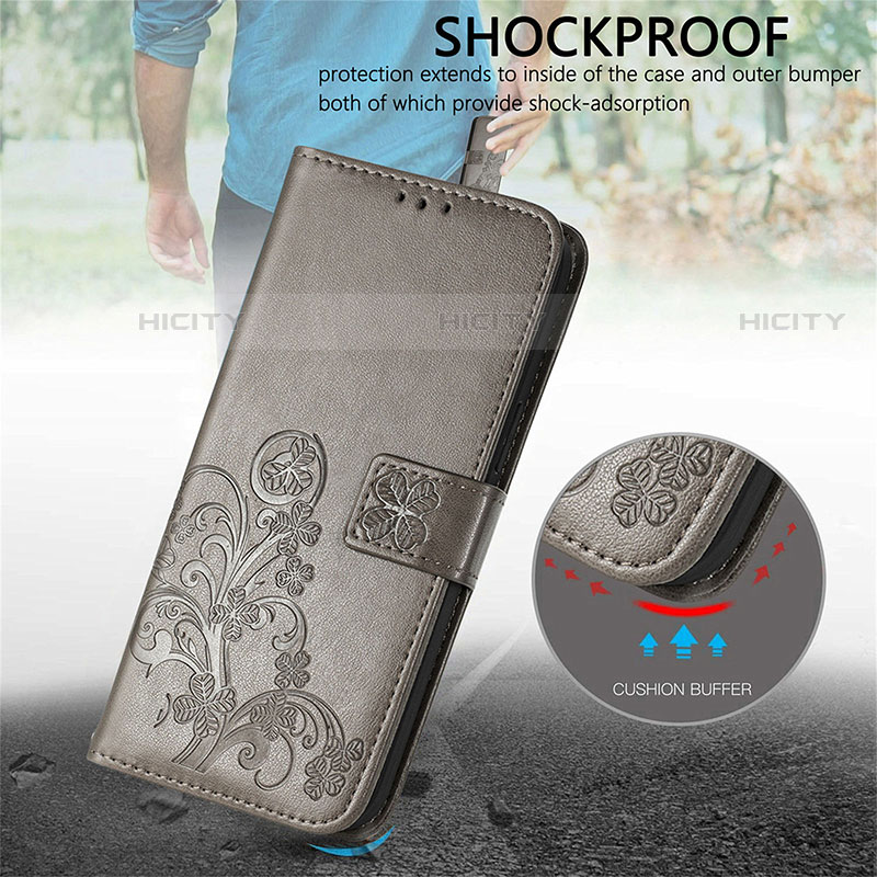 Coque Portefeuille Fleurs Livre Cuir Etui Clapet pour Motorola Moto G50 Plus