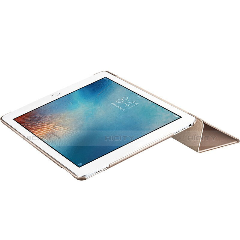 Coque Portefeuille Flip Cuir Stand pour Apple iPad Pro 9.7 Or Plus