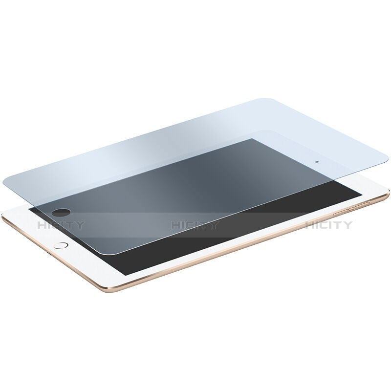 Coque Portefeuille Livre Cuir et Verre Trempe Protecteur d'Ecran pour Apple iPad Mini 3 Argent Plus