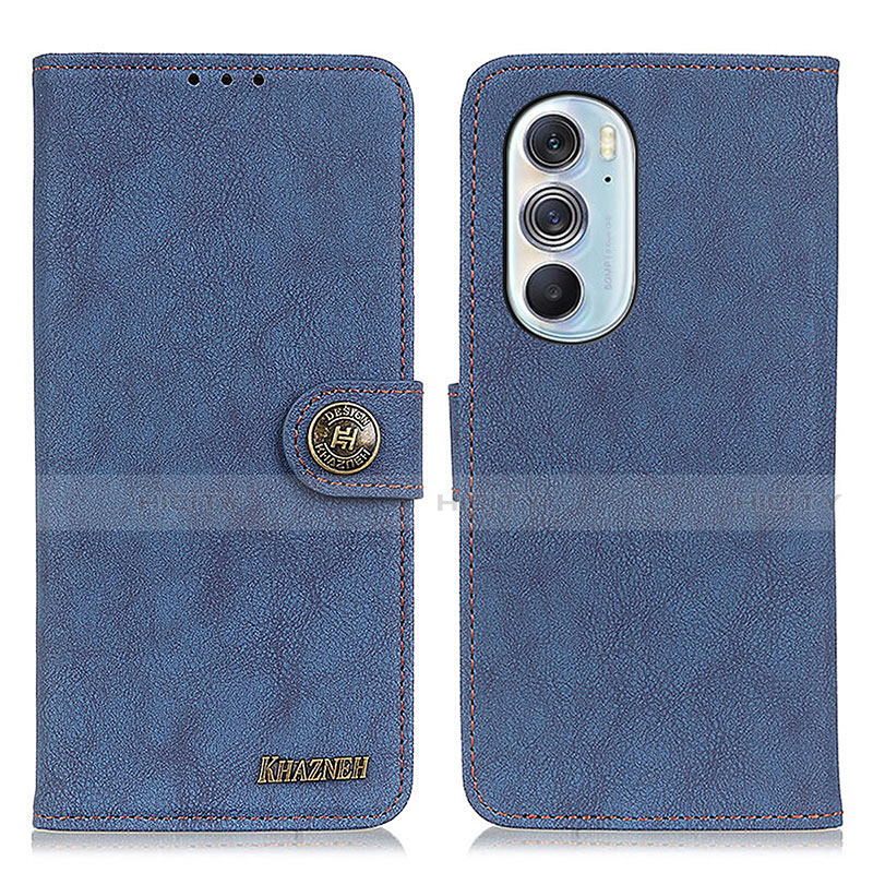 Coque Portefeuille Livre Cuir Etui Clapet A01D pour Motorola Moto Edge X30 5G Bleu Plus