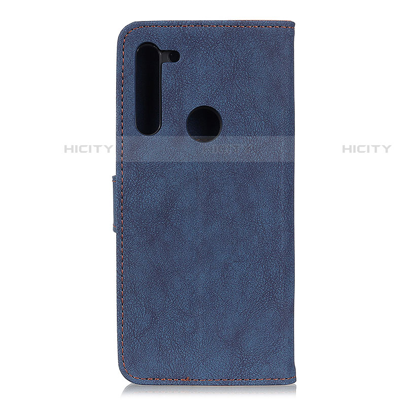 Coque Portefeuille Livre Cuir Etui Clapet A01D pour Motorola Moto One Fusion Plus Bleu Plus