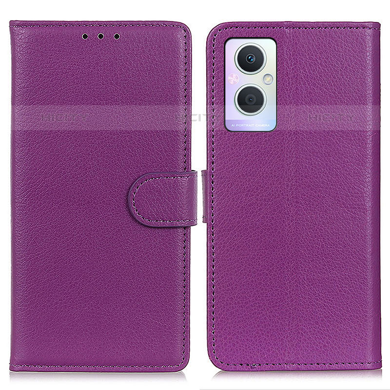 Coque Portefeuille Livre Cuir Etui Clapet A03D pour OnePlus Nord N20 5G Violet Plus