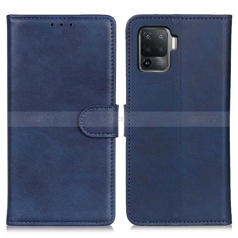 Coque Portefeuille Livre Cuir Etui Clapet A05D pour Oppo Reno5 Lite Marron Plus