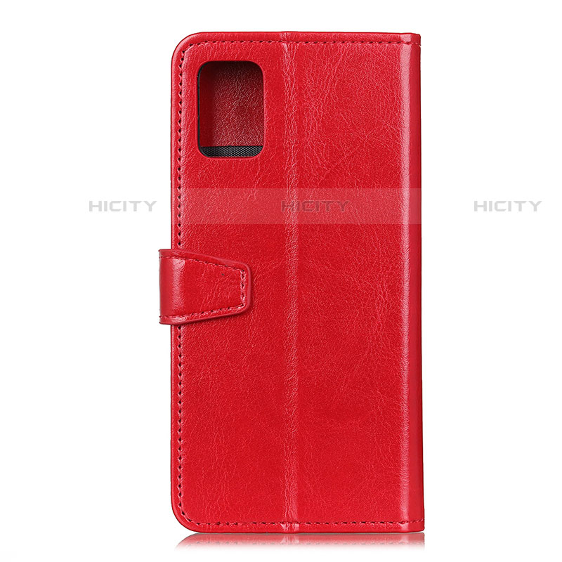 Coque Portefeuille Livre Cuir Etui Clapet A06D pour Motorola Moto G100 5G Rouge Plus