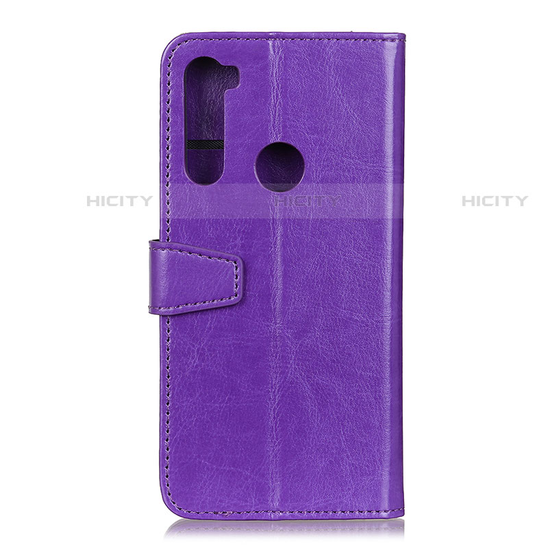 Coque Portefeuille Livre Cuir Etui Clapet A06D pour Motorola Moto One Fusion Plus Violet Plus