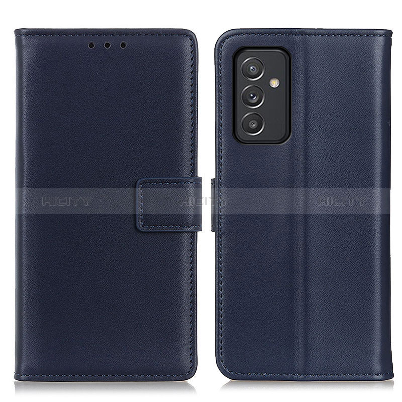 Coque Portefeuille Livre Cuir Etui Clapet A08D pour Samsung Galaxy A15 5G Bleu Plus