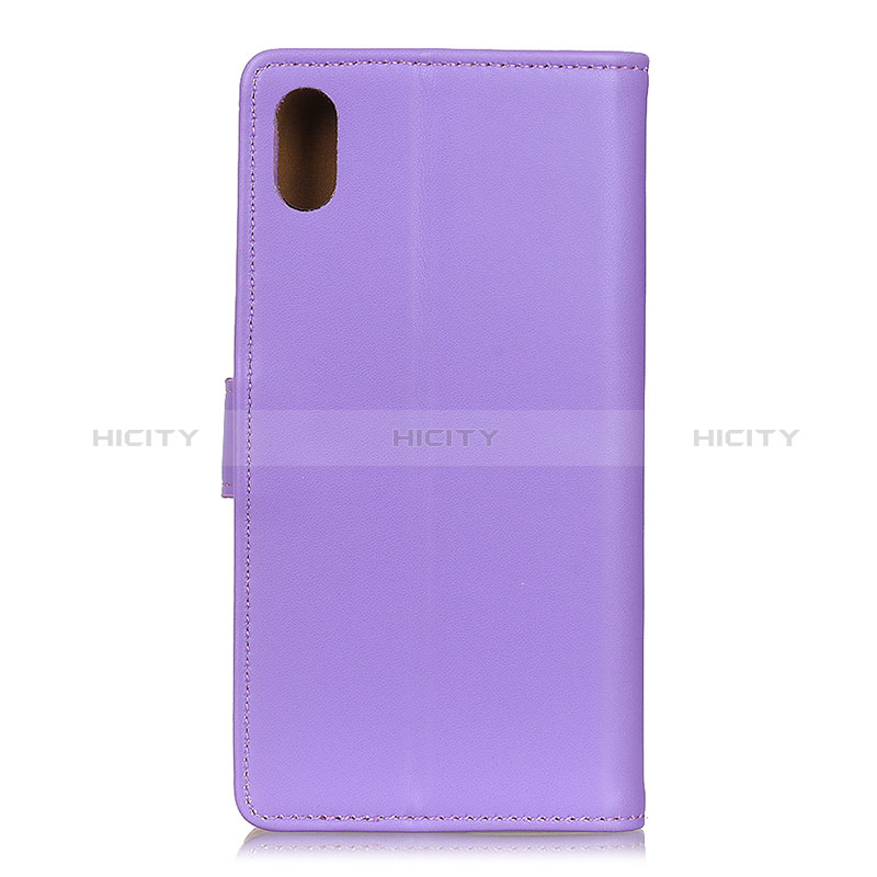 Coque Portefeuille Livre Cuir Etui Clapet A08D pour Samsung Galaxy M01 Core Violet Plus