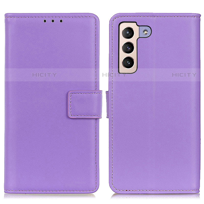 Coque Portefeuille Livre Cuir Etui Clapet A08D pour Samsung Galaxy S23 5G Violet Plus
