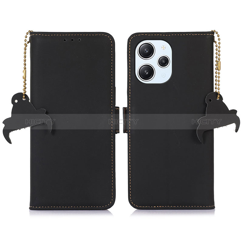 Coque Portefeuille Livre Cuir Etui Clapet A11D pour Xiaomi Redmi 12 4G Noir Plus