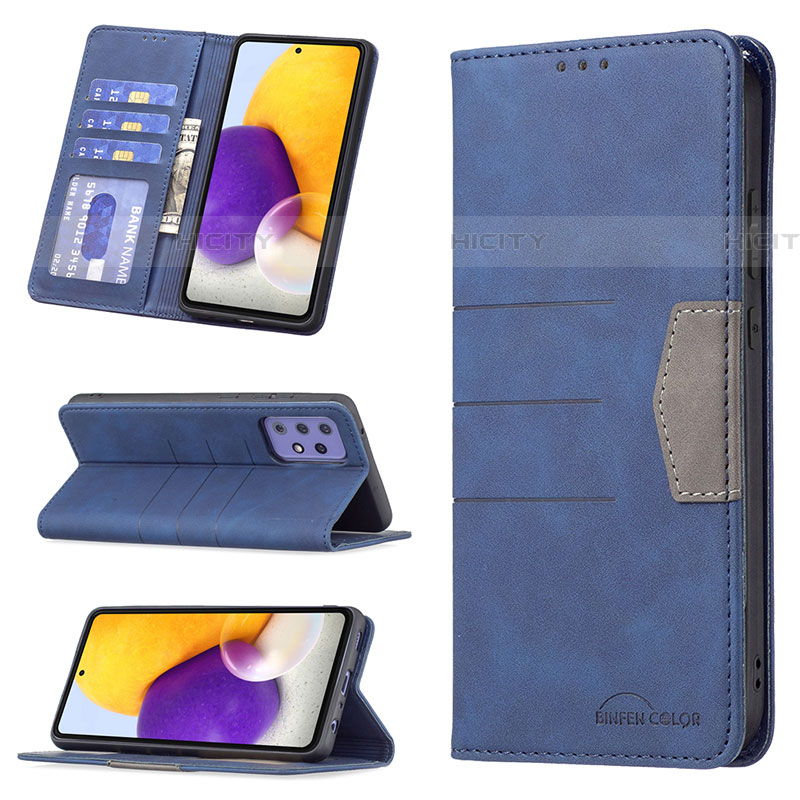 Coque Portefeuille Livre Cuir Etui Clapet B01F pour Samsung Galaxy A72 4G Plus