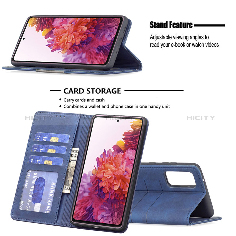 Coque Portefeuille Livre Cuir Etui Clapet B01F pour Samsung Galaxy S20 FE 4G Plus