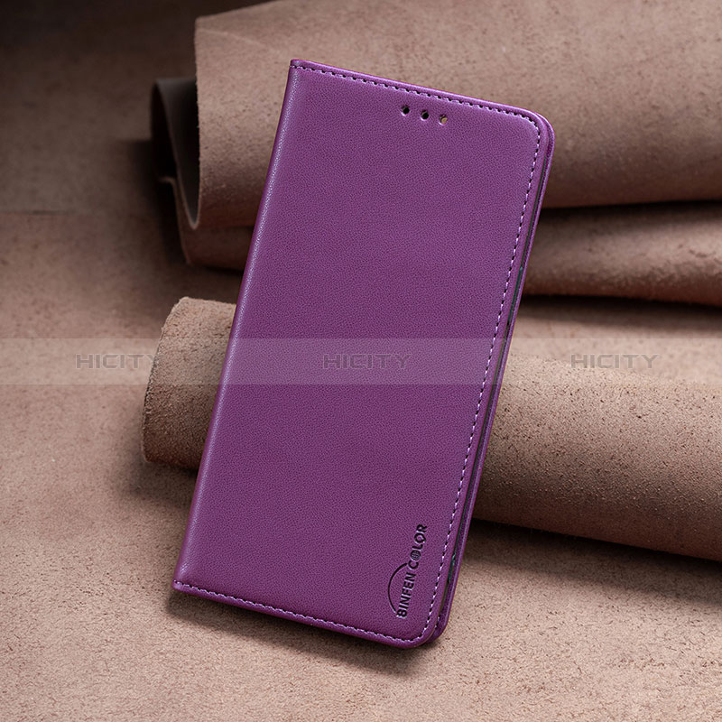 Coque Portefeuille Livre Cuir Etui Clapet B02F pour Nokia C32 Violet Plus