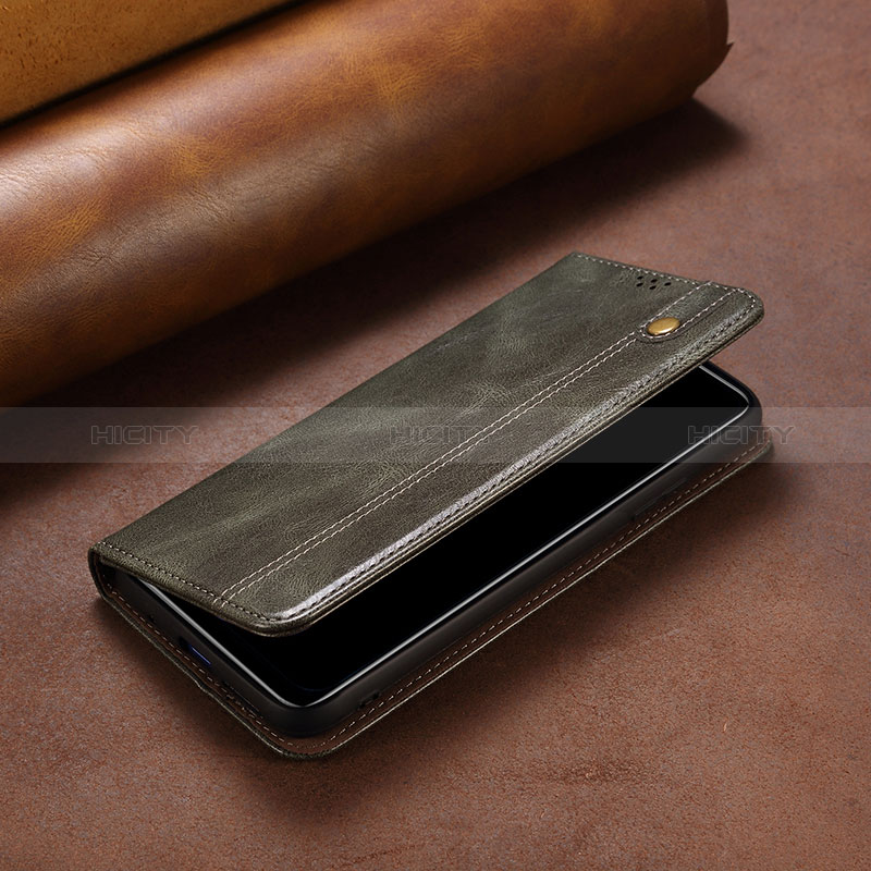 Coque Portefeuille Livre Cuir Etui Clapet B02S pour Xiaomi Redmi A2 Vert Plus