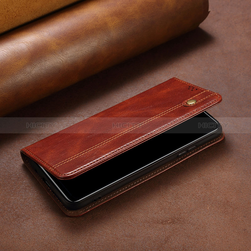Coque Portefeuille Livre Cuir Etui Clapet B02S pour Xiaomi Redmi K60 Pro 5G Marron Plus