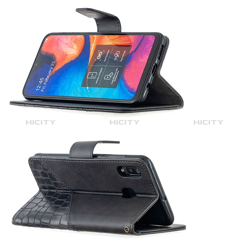 Coque Portefeuille Livre Cuir Etui Clapet B03F pour Samsung Galaxy A20 Plus