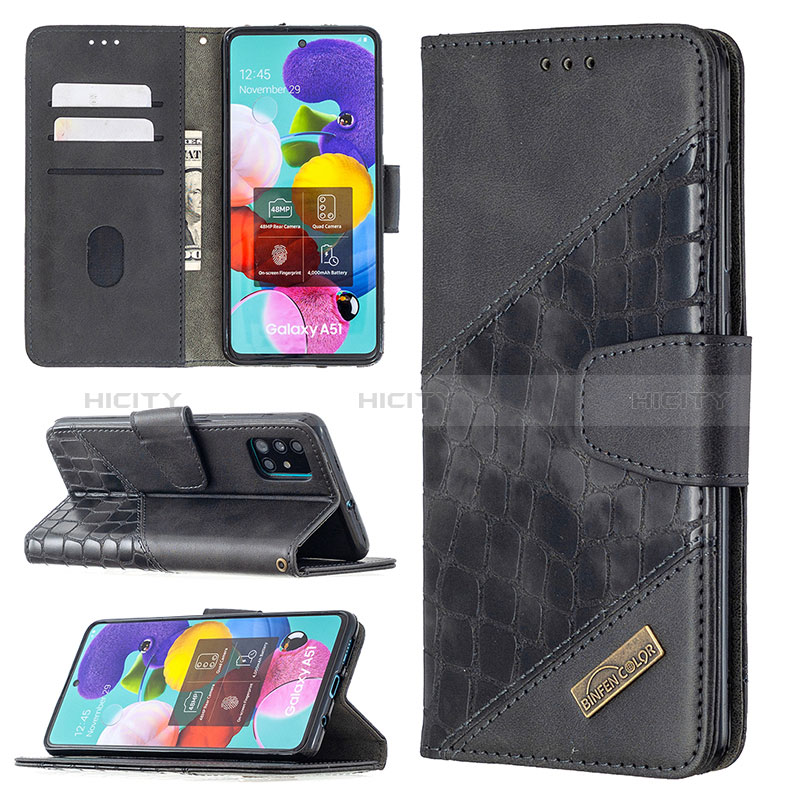Coque Portefeuille Livre Cuir Etui Clapet B03F pour Samsung Galaxy A51 5G Plus