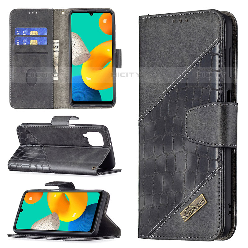 Coque Portefeuille Livre Cuir Etui Clapet B03F pour Samsung Galaxy M32 4G Plus