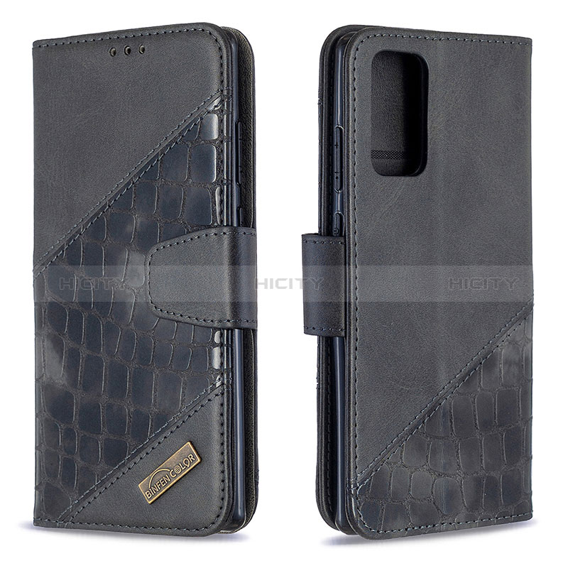 Coque Portefeuille Livre Cuir Etui Clapet B03F pour Samsung Galaxy Note 20 5G Noir Plus