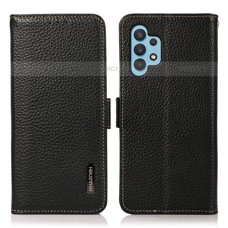 Coque Portefeuille Livre Cuir Etui Clapet B03H pour Samsung Galaxy M32 5G Noir Plus