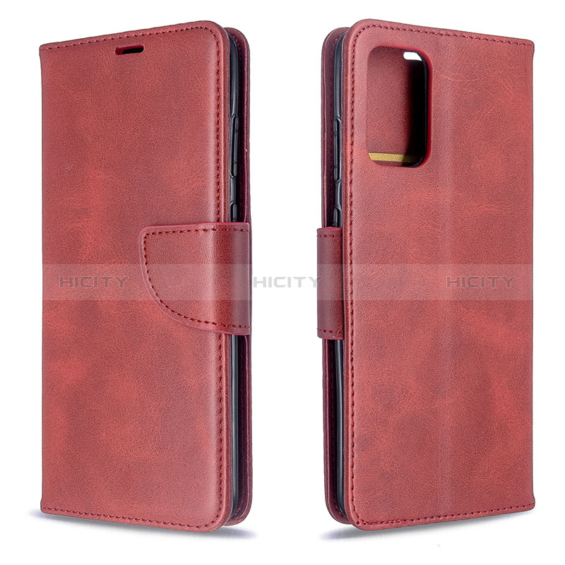 Coque Portefeuille Livre Cuir Etui Clapet B04F pour Samsung Galaxy S20 5G Rouge Plus