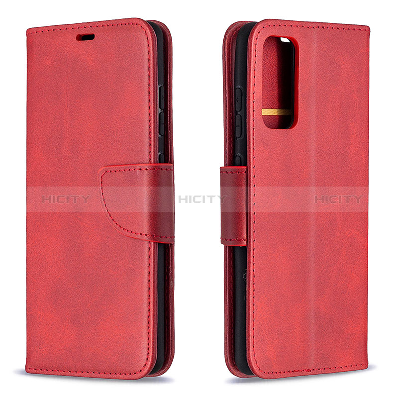Coque Portefeuille Livre Cuir Etui Clapet B04F pour Samsung Galaxy S20 FE 5G Rouge Plus