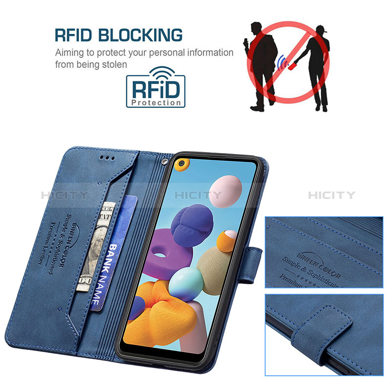 Coque Portefeuille Livre Cuir Etui Clapet B05F pour Samsung Galaxy A21 Plus