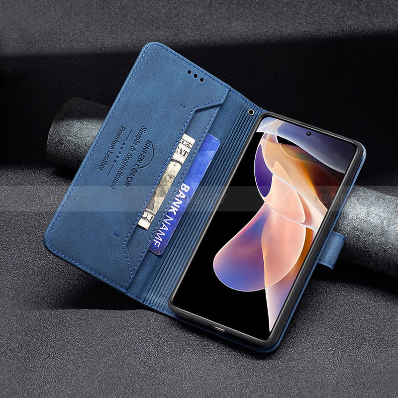 Coque Portefeuille Livre Cuir Etui Clapet B05F pour Xiaomi Poco X4 NFC Plus