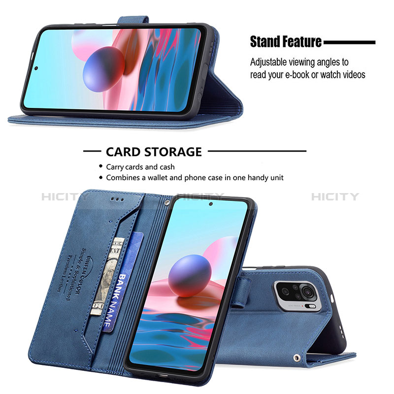 Coque Portefeuille Livre Cuir Etui Clapet B05F pour Xiaomi Redmi Note 11 SE India 4G Plus