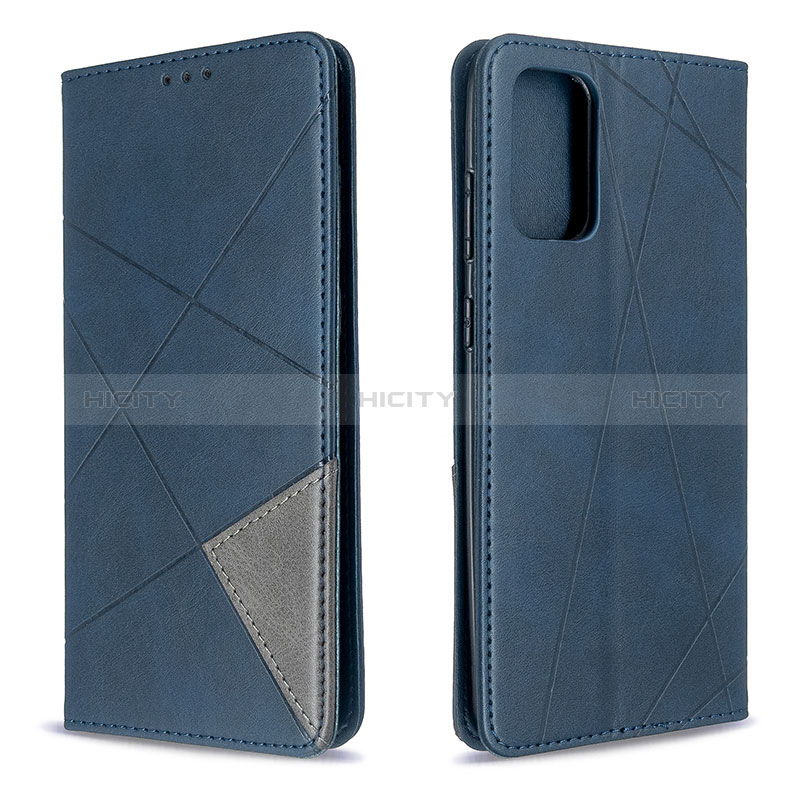 Coque Portefeuille Livre Cuir Etui Clapet B07F pour Samsung Galaxy S20 5G Bleu Plus