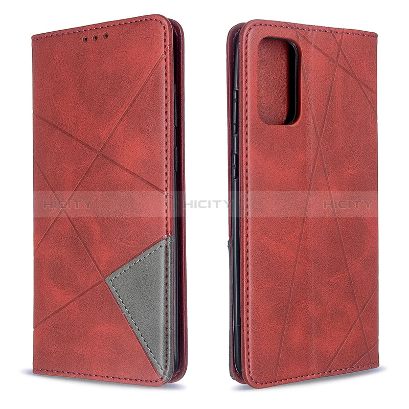 Coque Portefeuille Livre Cuir Etui Clapet B07F pour Samsung Galaxy S20 5G Rouge Plus
