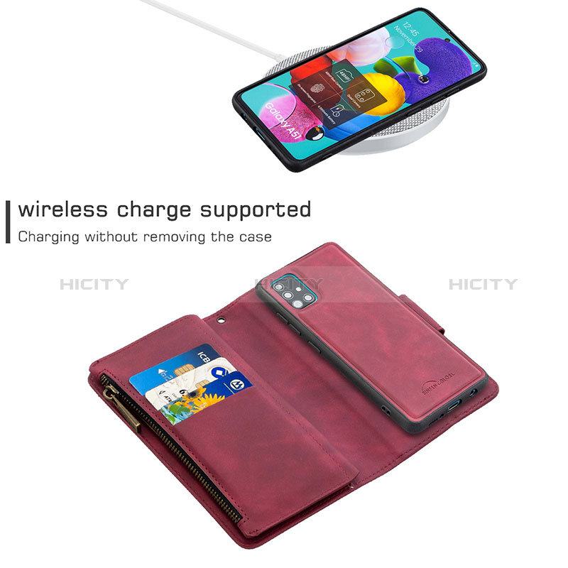 Coque Portefeuille Livre Cuir Etui Clapet B09F pour Samsung Galaxy M40S Plus