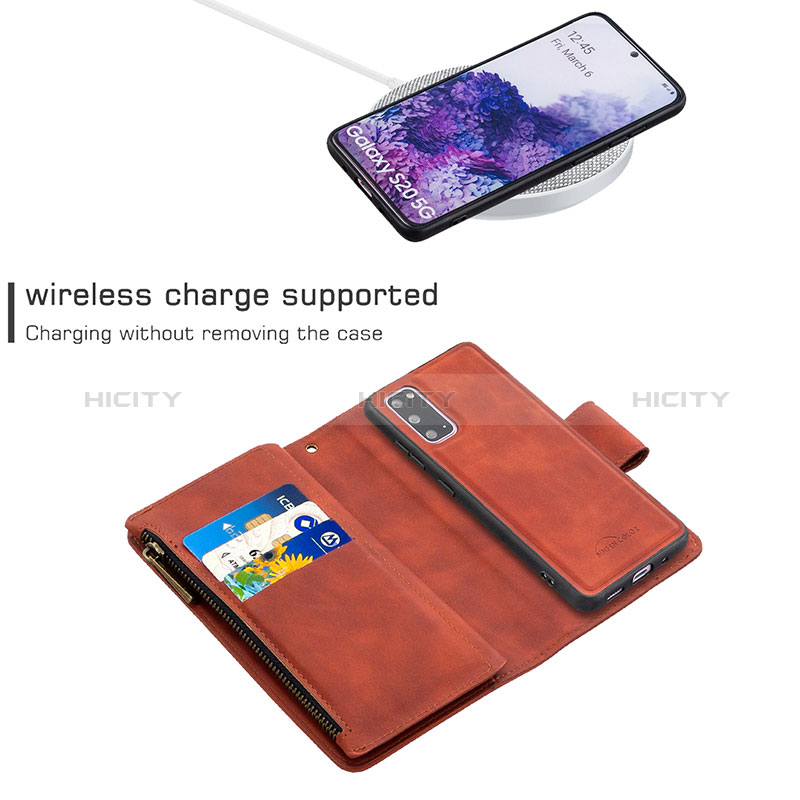 Coque Portefeuille Livre Cuir Etui Clapet B09F pour Samsung Galaxy S20 5G Plus