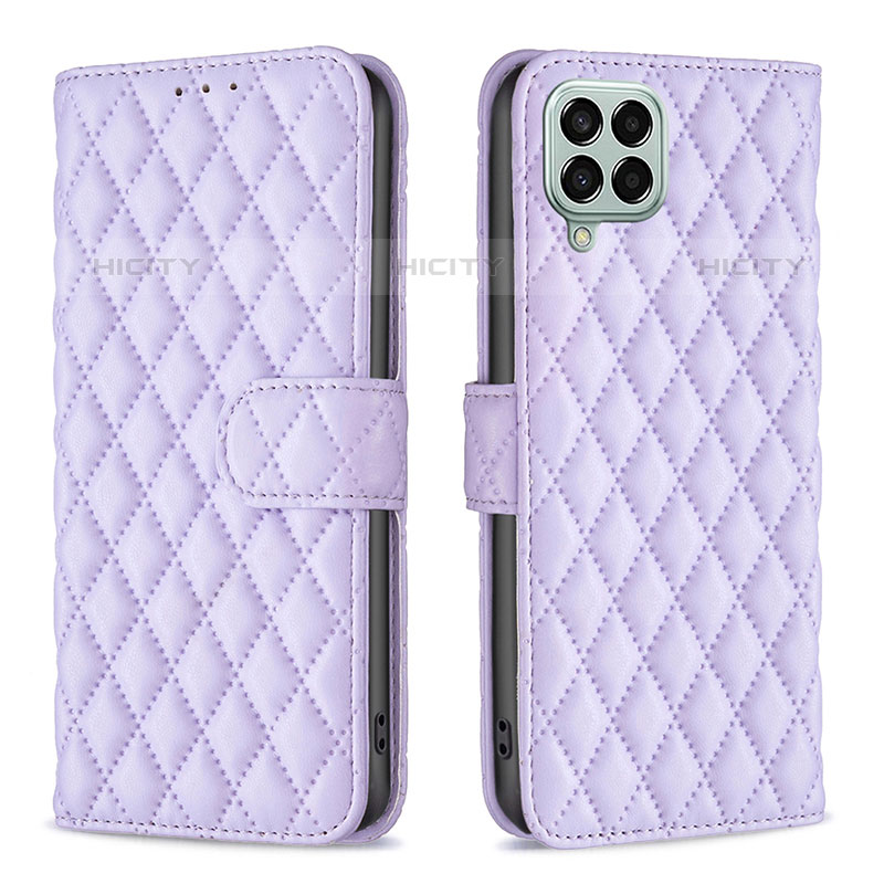 Coque Portefeuille Livre Cuir Etui Clapet B11F pour Samsung Galaxy M33 5G Violet Plus