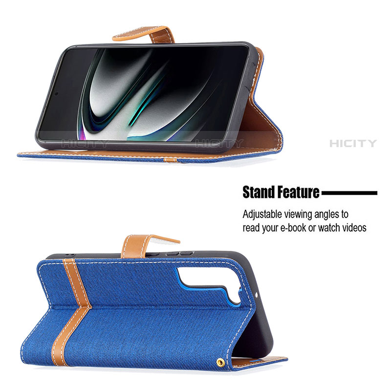 Coque Portefeuille Livre Cuir Etui Clapet B11F pour Samsung Galaxy S21 Plus 5G Plus