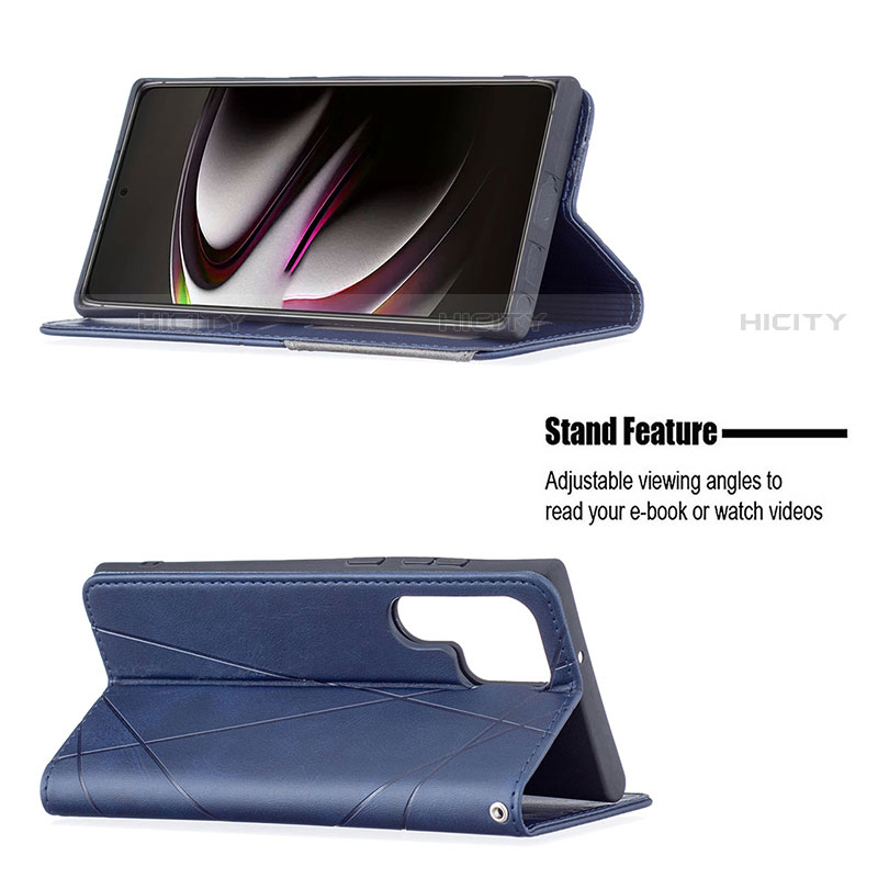 Coque Portefeuille Livre Cuir Etui Clapet B12F pour Samsung Galaxy S22 Ultra 5G Plus
