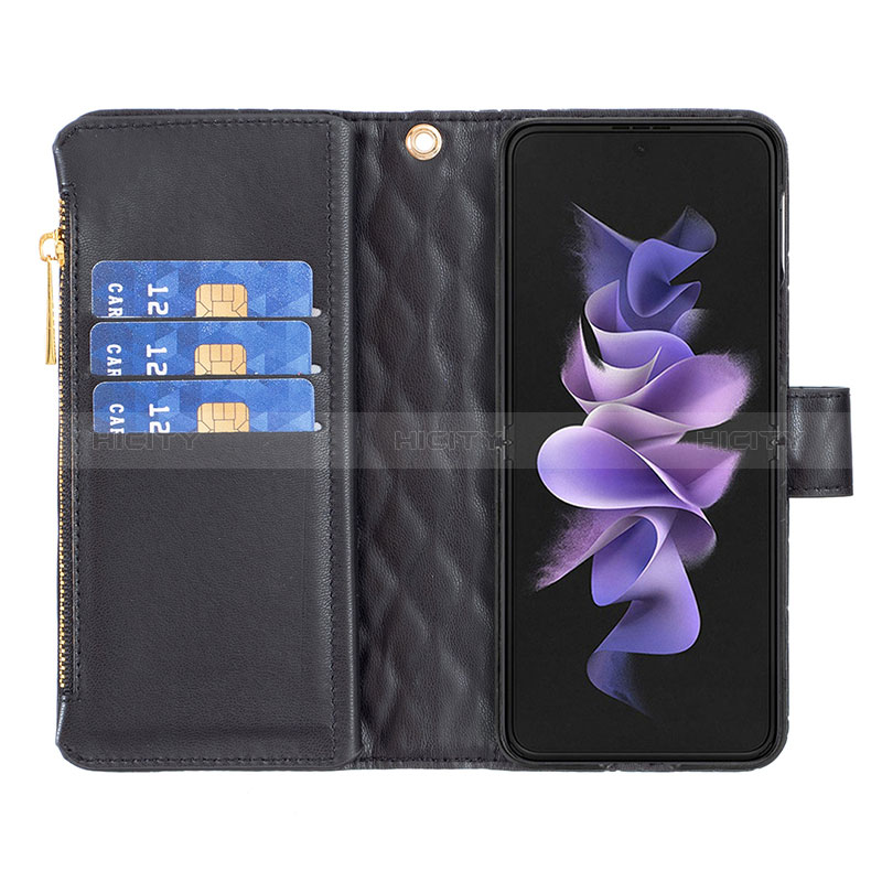 Coque Portefeuille Livre Cuir Etui Clapet B12F pour Samsung Galaxy Z Fold3 5G Plus