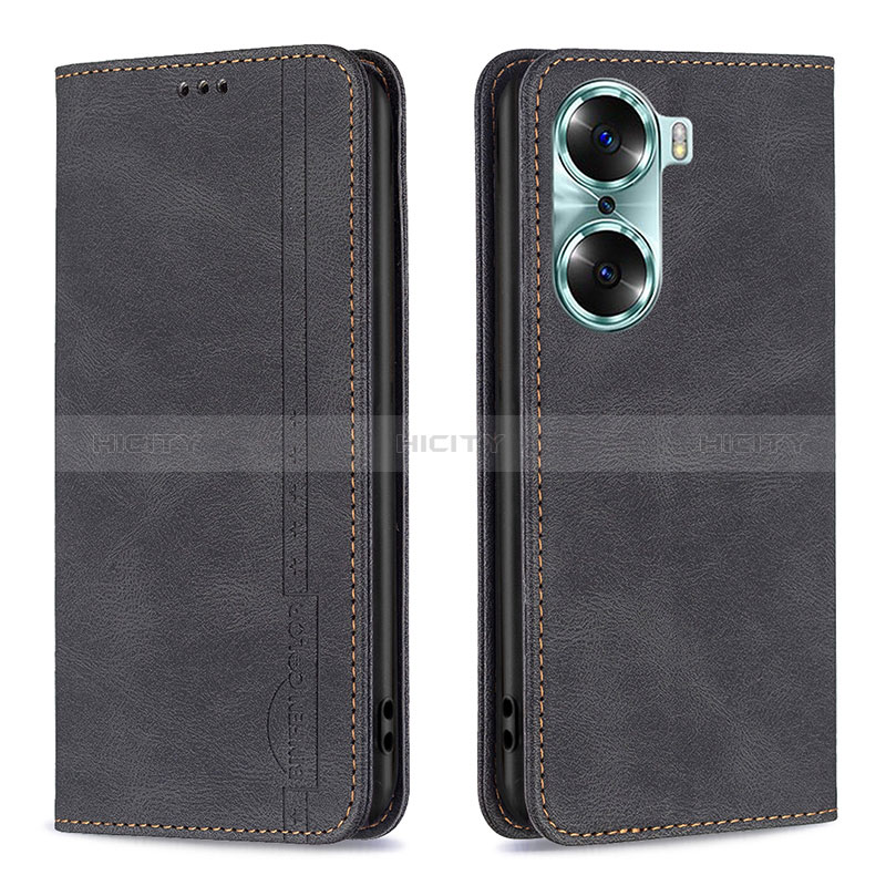 Coque Portefeuille Livre Cuir Etui Clapet B15F pour Huawei Honor 60 Pro 5G Plus