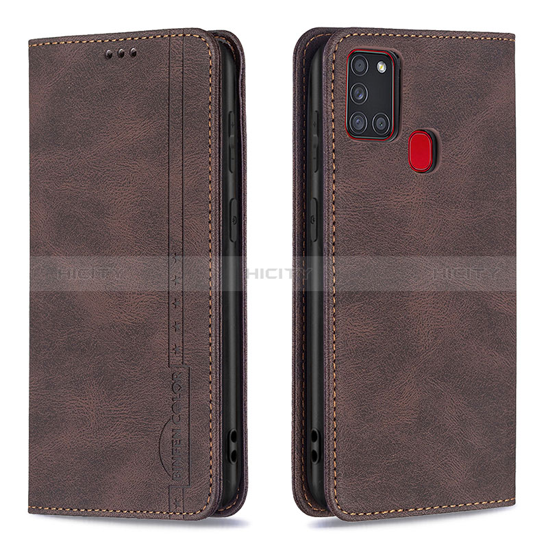 Coque Portefeuille Livre Cuir Etui Clapet B15F pour Samsung Galaxy A21s Plus
