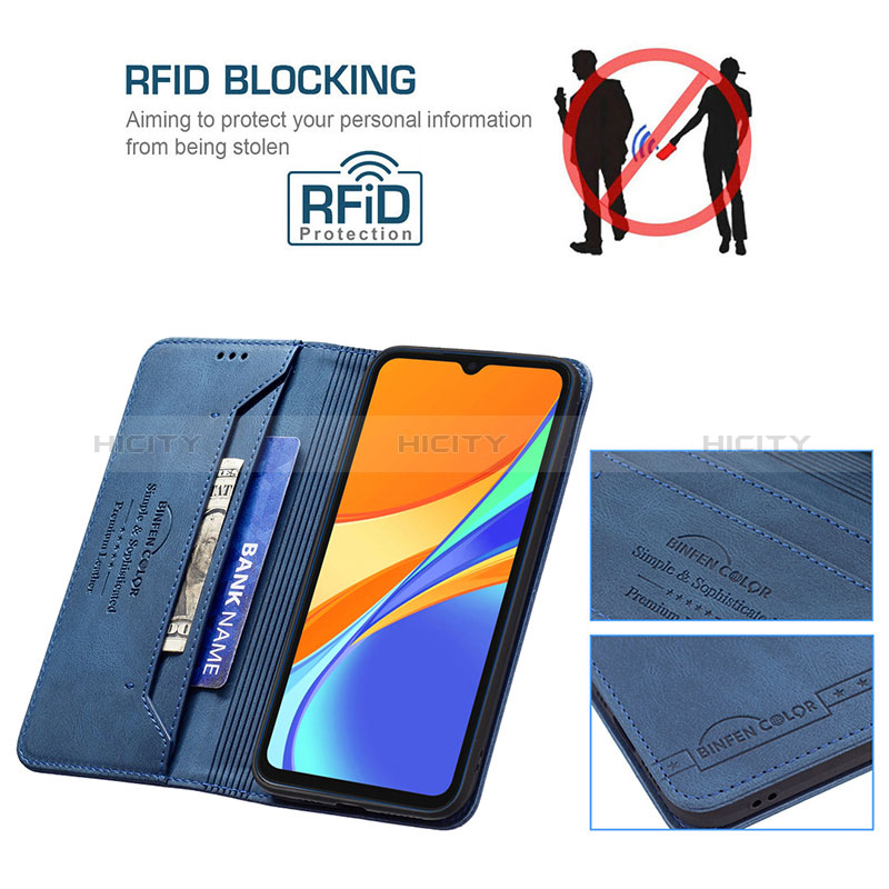 Coque Portefeuille Livre Cuir Etui Clapet B15F pour Xiaomi Redmi 10A 4G Plus
