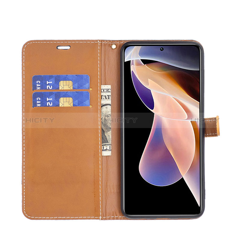 Coque Portefeuille Livre Cuir Etui Clapet B16F pour Xiaomi Poco X4 NFC Plus