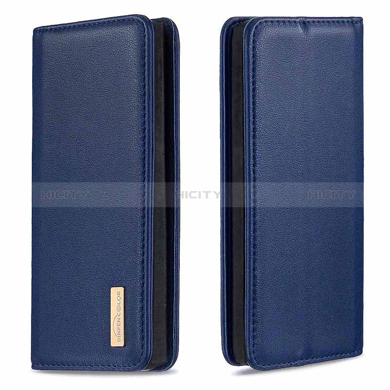 Coque Portefeuille Livre Cuir Etui Clapet B17F pour Samsung Galaxy Note 10 5G Bleu Plus