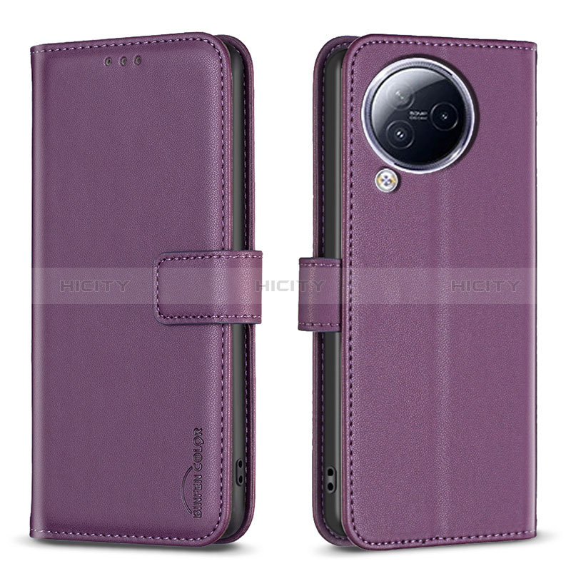 Coque Portefeuille Livre Cuir Etui Clapet B23F pour Xiaomi Civi 3 5G Violet Plus