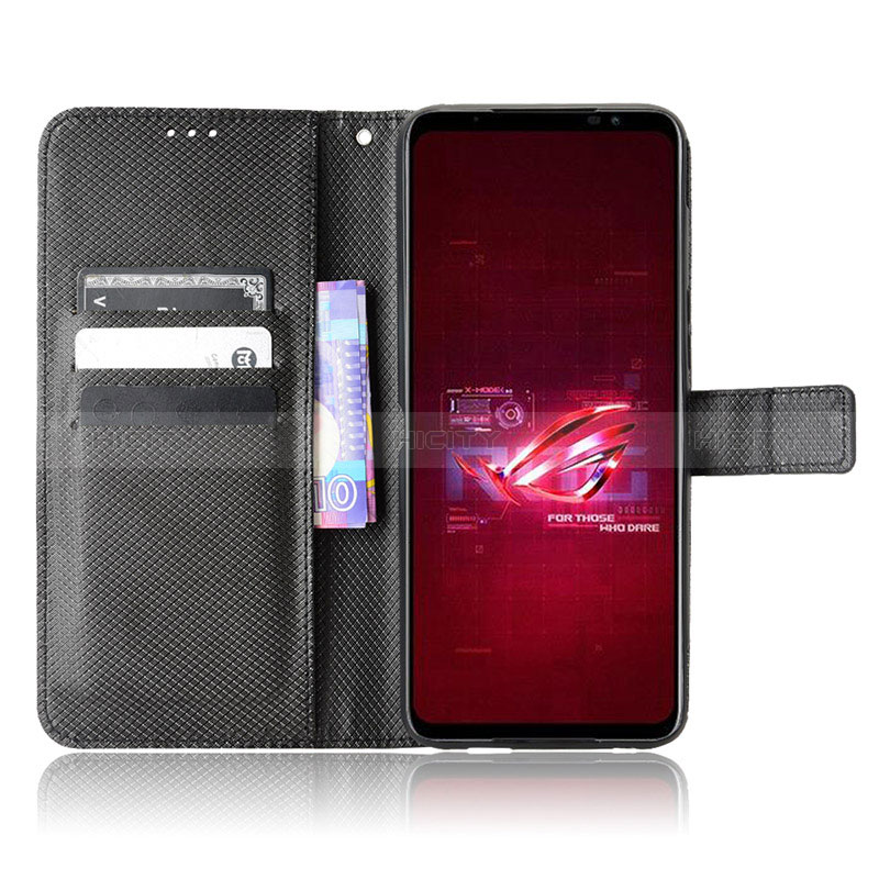 Coque Portefeuille Livre Cuir Etui Clapet BY1 pour Asus ROG Phone 6 Pro Plus