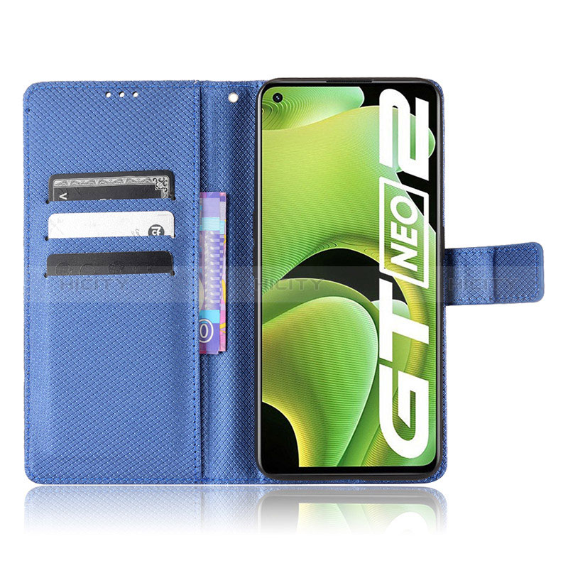 Coque Portefeuille Livre Cuir Etui Clapet BY1 pour Realme GT Neo 3T 5G Plus