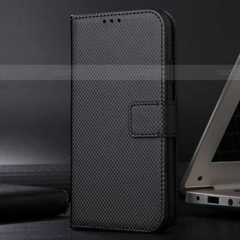 Coque Portefeuille Livre Cuir Etui Clapet BY1 pour Samsung Galaxy A03s Noir Plus