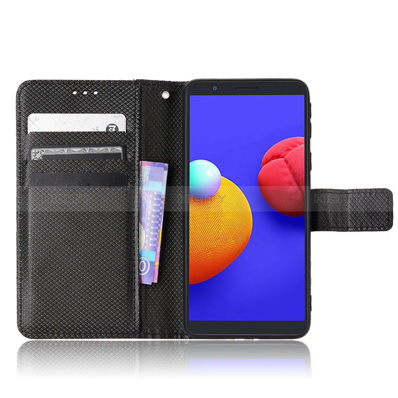 Coque Portefeuille Livre Cuir Etui Clapet BY1 pour Samsung Galaxy M01 Core Plus