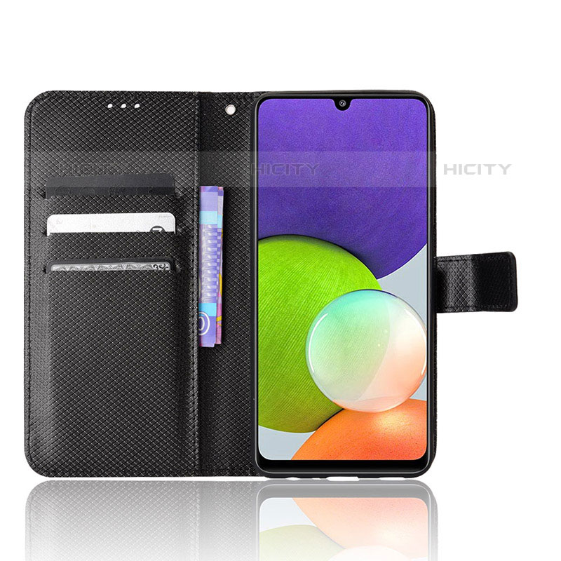 Coque Portefeuille Livre Cuir Etui Clapet BY1 pour Samsung Galaxy M22 4G Plus