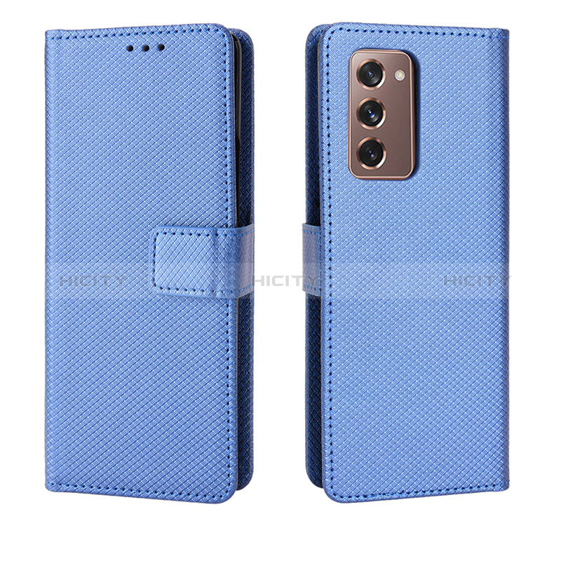 Coque Portefeuille Livre Cuir Etui Clapet BY1 pour Samsung Galaxy Z Fold2 5G Plus