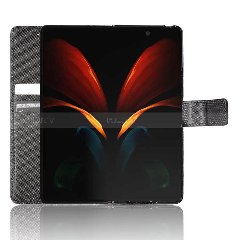Coque Portefeuille Livre Cuir Etui Clapet BY1 pour Samsung Galaxy Z Fold2 5G Plus